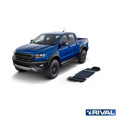 Skid Plate Set (Engine, Gearbox, Transfer Case) Ford Ranger Raptor 2019-2022; 2 l. / diesel